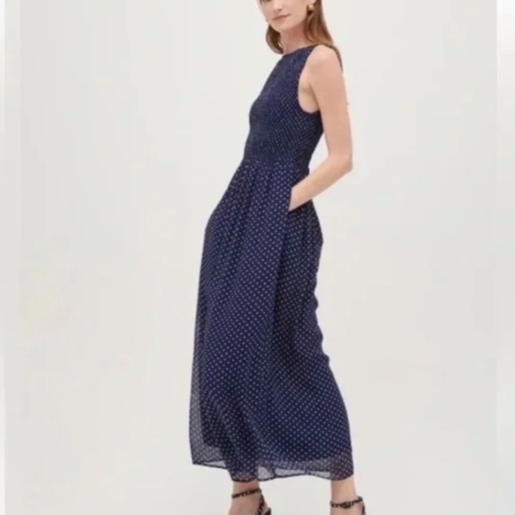 Hill House Cosima Nap Dress • Navy Polka Dot • Size S • Sold Out! - Picture 2 of 10